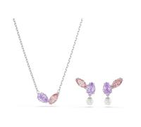 Swarovski x Ariana Grande Set, Taglio misto, Multicolore, Placcato rodio