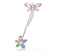 Swarovski x Ariana Grande Spilla, Taglio misto, Libellula, Multicolore, Placcato rodio