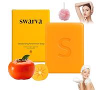 Swarva Persimmon Soap for Old People Smell, Swarva Japanese Persimmon Soap - 2-Pack Gentle Exfoliating Soaps Refreshing Citrus Scent, Suitable for All Skin Types & Genders (1PCS)