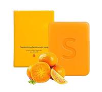 Swarva Persimmon Soap per il controllo degli odori del corpo, sapone deodorante per uomini e donne, comodi e idratanti, ingredienti naturali adatti a viso e corpo, per tutti i tipi di pelle (1)