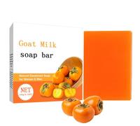 Swarva Persimmon Soap,Persimmon Soap For Old People Smell,Persimmon Soap For Body Odor,Comfortable And Moisturizing, japanese Persimmon Soap,Suitable For Face And Body