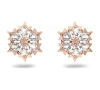 Swarvoski 5627348 - Orecchini a perno da donna, a forma di fiocco di neve, placcati in oro rosa