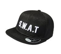 Swat Cap Bambini: S.W.A.T. - Berretto della polizia - SEK per ragazzi - Cappello della polizia - Police Basecap, Nero , Taglia unica