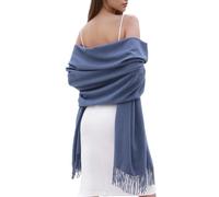 SWAT PANY Sciarpa da donna pashmina scialli e involucri per donne sciarpe invernali da matrimonio regali, Blu, L