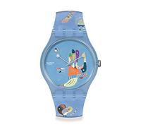 Swatch Orologio X Centre Pompidou New Gent SUOZ342 BLUE SKY by Vassily Kandinsky