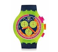 Swatch Analogico SB06J100, Nero, striscia