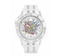 Swatch AURELIA AURITA, Orologio Subacqueo Bioceramic, 44 mm, Bianco SSCU09K100