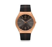 Swatch Bienne by Night Orologio da uomo al quarzo quadrante nero SS07G102, Movimento al quarzo