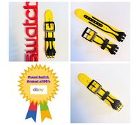 Swatch Cinturino Fun Scuba SUGB101 Farfallino Giallo Subacqueo Orologio da polso
