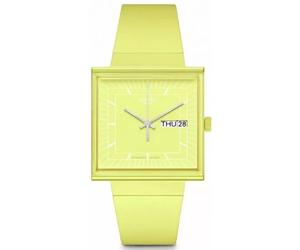 Swatch COSA SUCCEDE SE… LIMONE? Orologio unisex quarzo quadrante giallo...