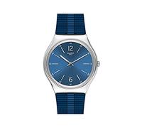 Swatch Bienne by Day SS07S111 Orologio da uomo al quarzo con quadrante blu, Blu, Movimento al quarzo