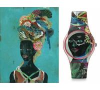SWATCH FLOWERHEAD 2014 SPECIAL SUOZ164 by Olaf Hajek NEW IN BOX RARE LIMITED