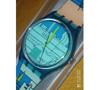 SWATCH GENT 1990 METROSCAPE GN109 NUOVO FUNZIONANTE VINTAGE DA COLLEZIONE