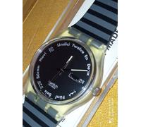 SWATCH GENT 1992 GUTENBERG GK703 NUOVO FUNZIONANTE VINTAGE DA COLLEZIONE