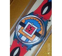 SWATCH GENT 1993 PAELLA GN129 bY NATALIE DU PASQUIER- PHILADELPHIA MUSEUM
