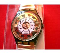 SWATCH GENT GREEN SHINE - GG131 - 1994 - LARGE - NEW - NUOVO - FLEX