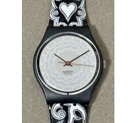 SWATCH GENT KNOX - GB157 - 1994 - NEW - NUOVO - very rare-PERFECT-LEATHER STRAP