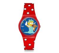 Swatch Little Lady Liberty SO28Z120, rosso, striscia