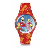 Swatch Meraviglioso paese delle meraviglie invernali, Rosso, I Simpson