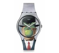 Swatch Nuovo Gent LE FILS DE L'Homme by Rene Magritte Orologio al Quarzo, nero, Orologio al quarzo