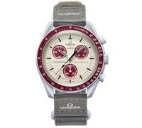 Swatch Omega x Moon Mission to Pluto Speedmaster Borgogna - Nuovo, Unisex, Beige & Borgogna, Moderno