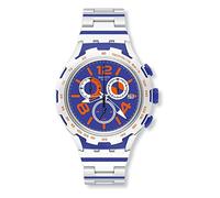 Swatch Orologio al Quarzo Unisex Chemical Blue 45 mm