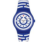 Swatch Orologio Analogueico Quarzo Uomo con Cinturino in Silicone SUOZ279