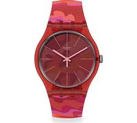 Swatch Orologio analogico digitale automatico da uomo, con cinturino SUOR116, multicolore, cinghia