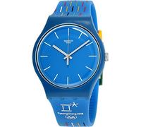 Swatch Orologio Analogico Quarzo Unisex Adulto con Cinturino in Silicone SUOZ277