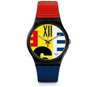 Swatch Orologio Analogico Quarzo Uomo con Cinturino in Silicone SUOB171
