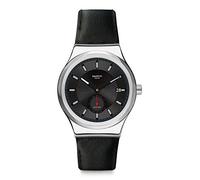 Swatch Orologio Analogueico Quarzo Unisex-Adulto con Cinturino in Vera Pelle SY23S400