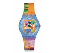 Swatch Orologio Casual Quarzo Trasparente Bio-sourcing Art Journey Matisse's Lumaca, Trasparente