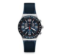 Swatch Orologio Cronógrafo Quarzo Uomo con Cinturino in Gomma YVS454