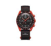 Swatch Orologio da Polso Moonswatch Omega x Mission to Earth Lava in Bioceramica