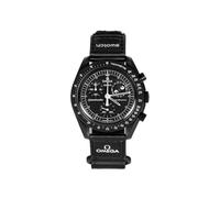 Swatch Orologio da Polso Moonswatch Omega x Mission to the Moonphase Snoopy Nero