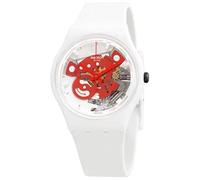 Swatch Orologio Gent Bioceramic Lacquered SO31W104 TIME TO RED SMALL