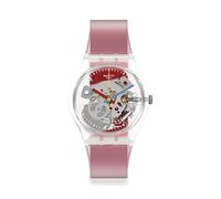 Swatch Orologio Gent GE292 CLEARLY RED STRIPED