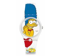 Swatch Best MOM Ever - SO28Z116 Simpsons, bianco, striscia