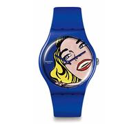 Swatch Orologio Donna Swatch Girl Roy Lichtenstein Art Journey 2 in plastica verde-verde-blu