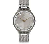 Swatch Orologio Unisex Digitale al Quarzo con Cinturino in Acciaio Inox - SVOM100M