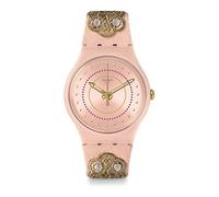 Swatch Orologio Analogico Quarzo Unisex con Cinturino in Tessuto SUOP108
