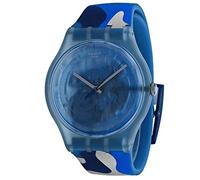 Swatch Orologio Digitale Quarzo Uomo con Cinturino in Silicone SUOZ215