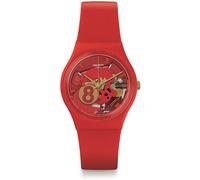 Swatch OUTLET Gr166 Otto Rosso & Oro Fortunato Guarda Silicon, Classico
