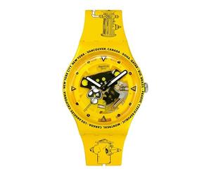 Swatch - Time with Andy Anderson SO29J101, giallo