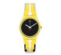 Swatch Orologio Analogico al Quarzo Svizzero Unisex Adulto con Cinturino in Silicone GJ140