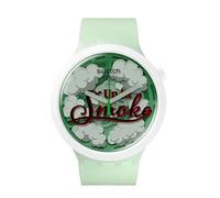 Swatch UP IN Smoke - SB03Z103, Verde