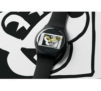 SWATCH x KEITH HARING MICKEY BLANC SUR NOIR - SUOZ337 - NEW DISNEY MOUSE