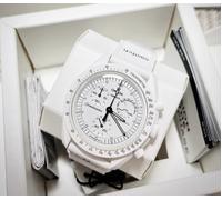 Swatch x Omega x Snoopy Bioceramic Moonswatch Missione alle fasi lunari Luna ...