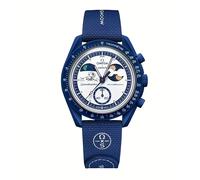 Swatch x Omega x Snoopy MoonSwatch Earthphase Moonshine Gold 42 mm NUOVO.