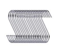 Swatowot 30 pezzi ganci a S, 9 cm, per cucina, bagno, camera da letto e ufficio